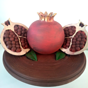 Romã da União – Escultura 3D Decorativa